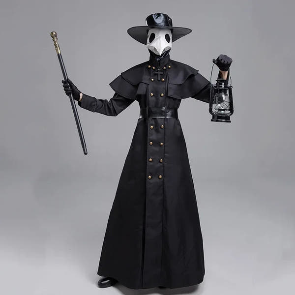 Lumex™-Medieval Plague Doctor Hooded Robe