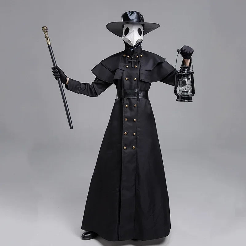 Lumex™-Medieval Plague Doctor Hooded Robe