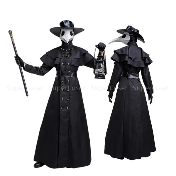 Lumex™-Medieval Plague Doctor Hooded Robe