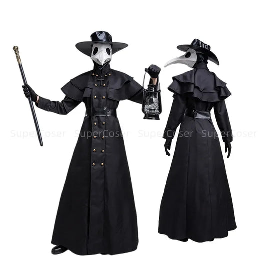 Lumex™-Medieval Plague Doctor Hooded Robe