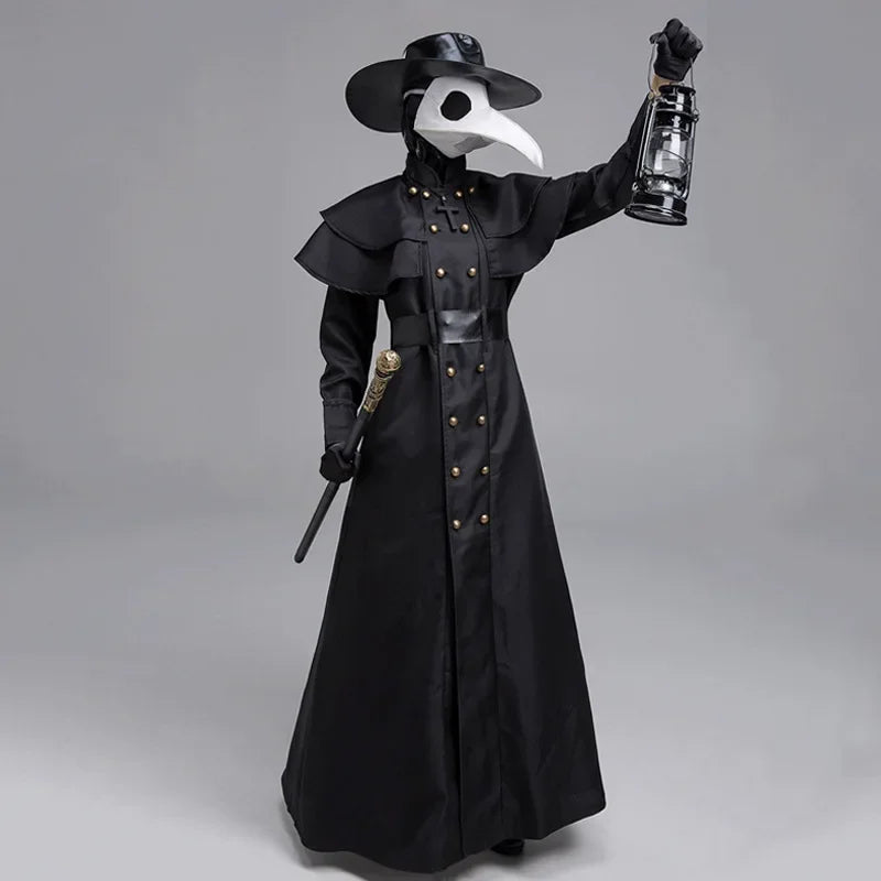 Lumex™-Medieval Plague Doctor Hooded Robe