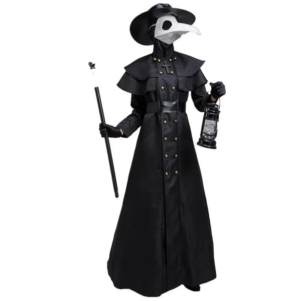Lumex™-Medieval Plague Doctor Hooded Robe