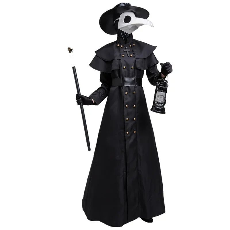 Lumex™-Medieval Plague Doctor Hooded Robe