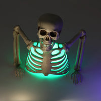 Lumex™-Glowing Skull Skeleton Decoration