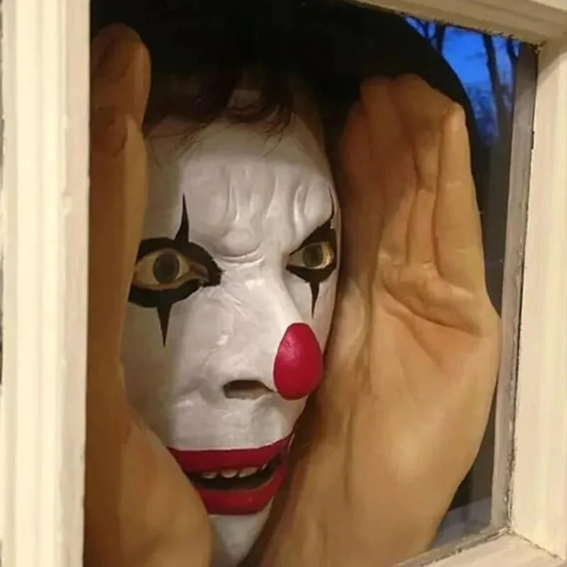 Lumex™-Scary Peeper Clown Mask