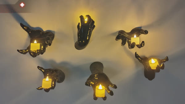Lumex™-Creepy Life-Size Wall Mounted Hands